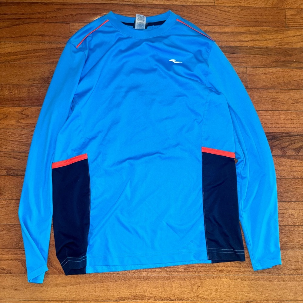 Boys’ Blue Long Sleeve Athletic Top